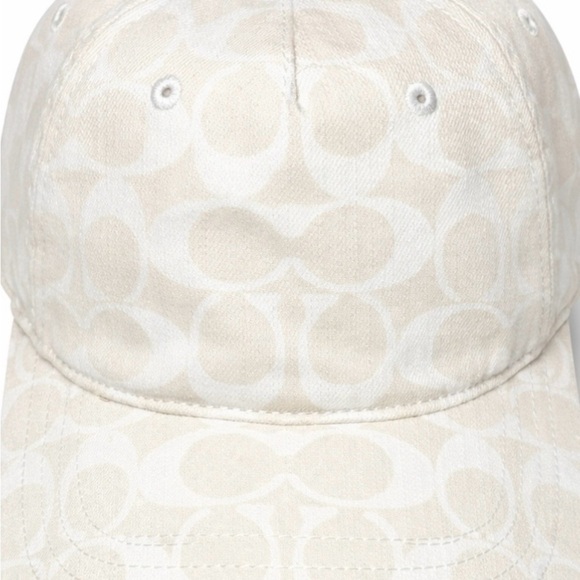 Coach Cream Signature Cap main image 7